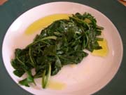 salade de dents-de-lion bouillies (recette grecque)