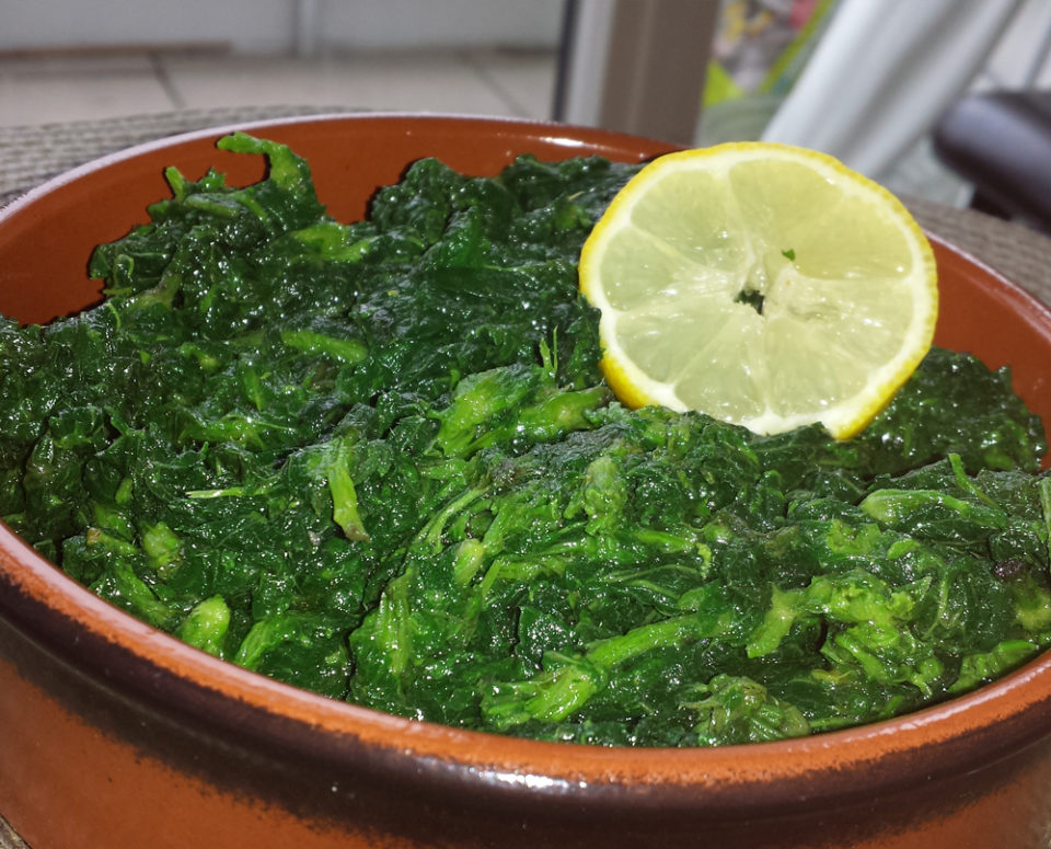 salade d’orties bouillies